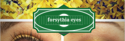 forsythia eyes nature-inspired makeup tutorial from BeeyoutifulSkin.com