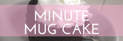 #FoodieFriday: Minute Mug Cake Recipe (Grain-free, Gluten-free, Refined Sugar-free) from Beeyoutiful.com
