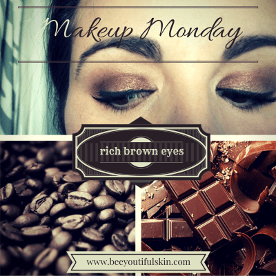 #MakeupMonday: rich brown eyes from BeeyoutifulSkin.com